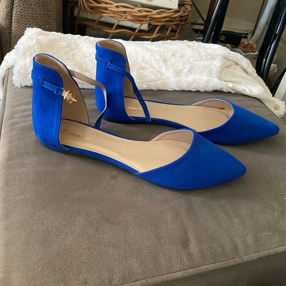 Blue flats